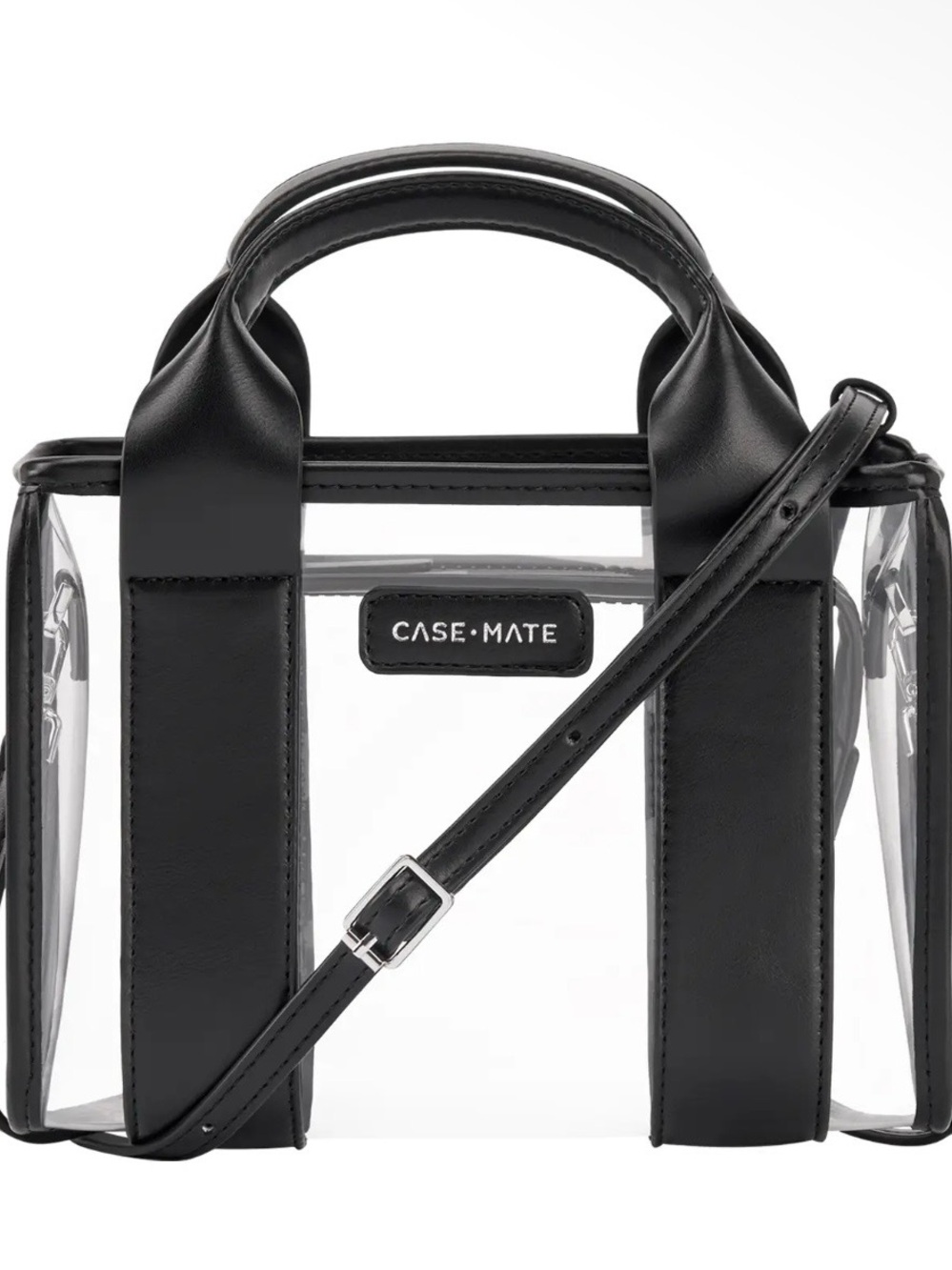 case-mate Black Clear Mini Tote Crossbody